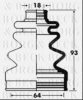 BORG & BECK BCB2862 Bellow, driveshaft